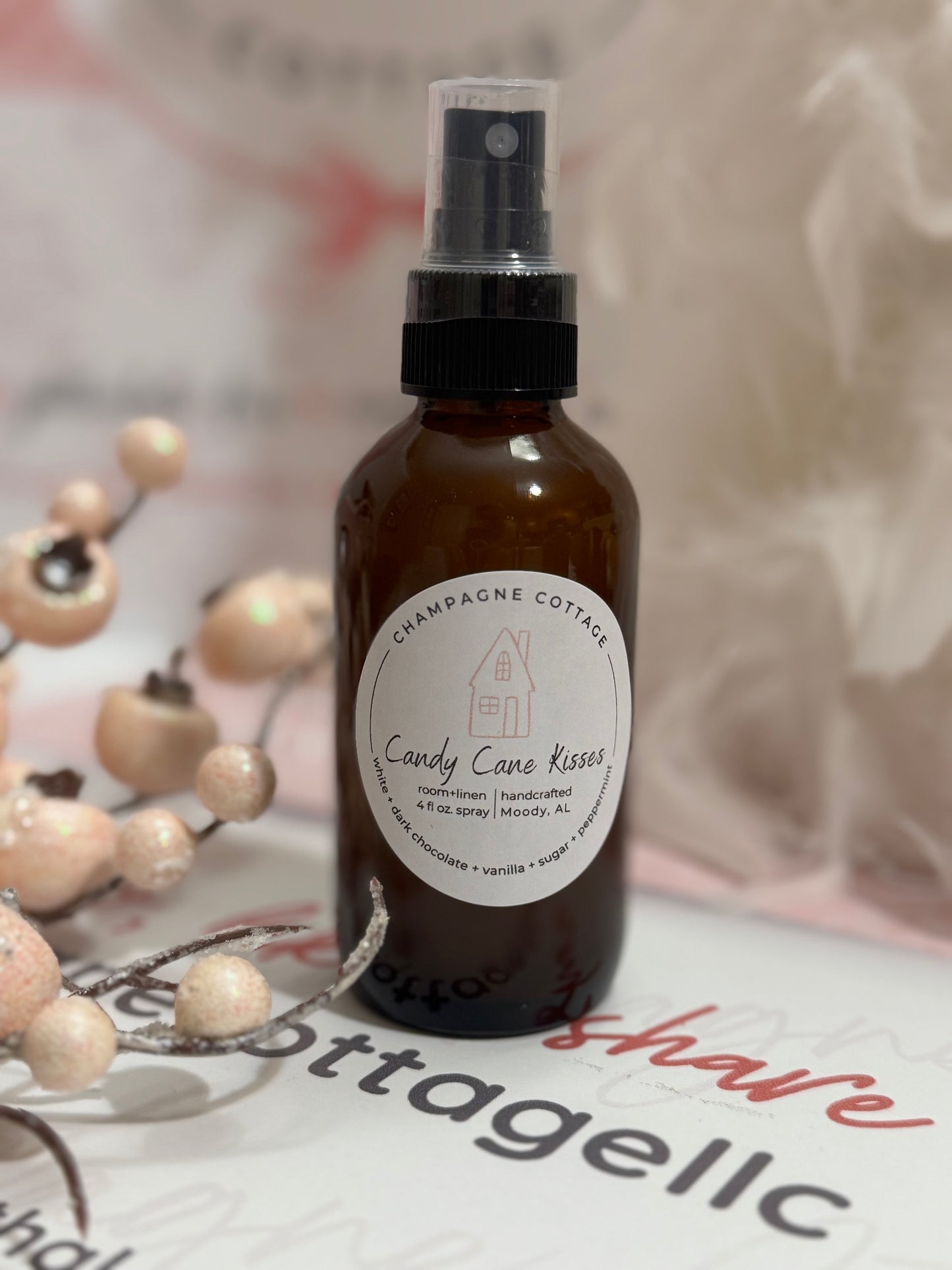 Candy Cane Kisses Room + Linen Spray (seasonal)