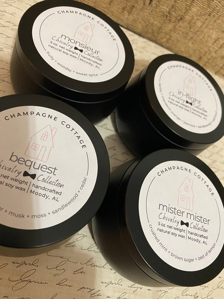 Chivalry Collection - (candles, wax melts, room + linen sprays)