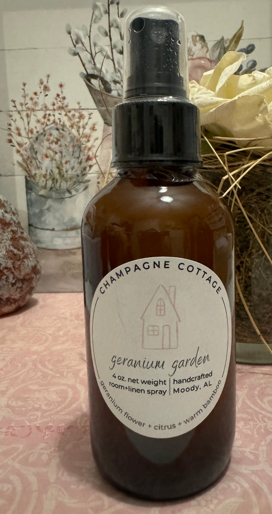 Geranium Garden - Room + Linen Spray (seasonal)